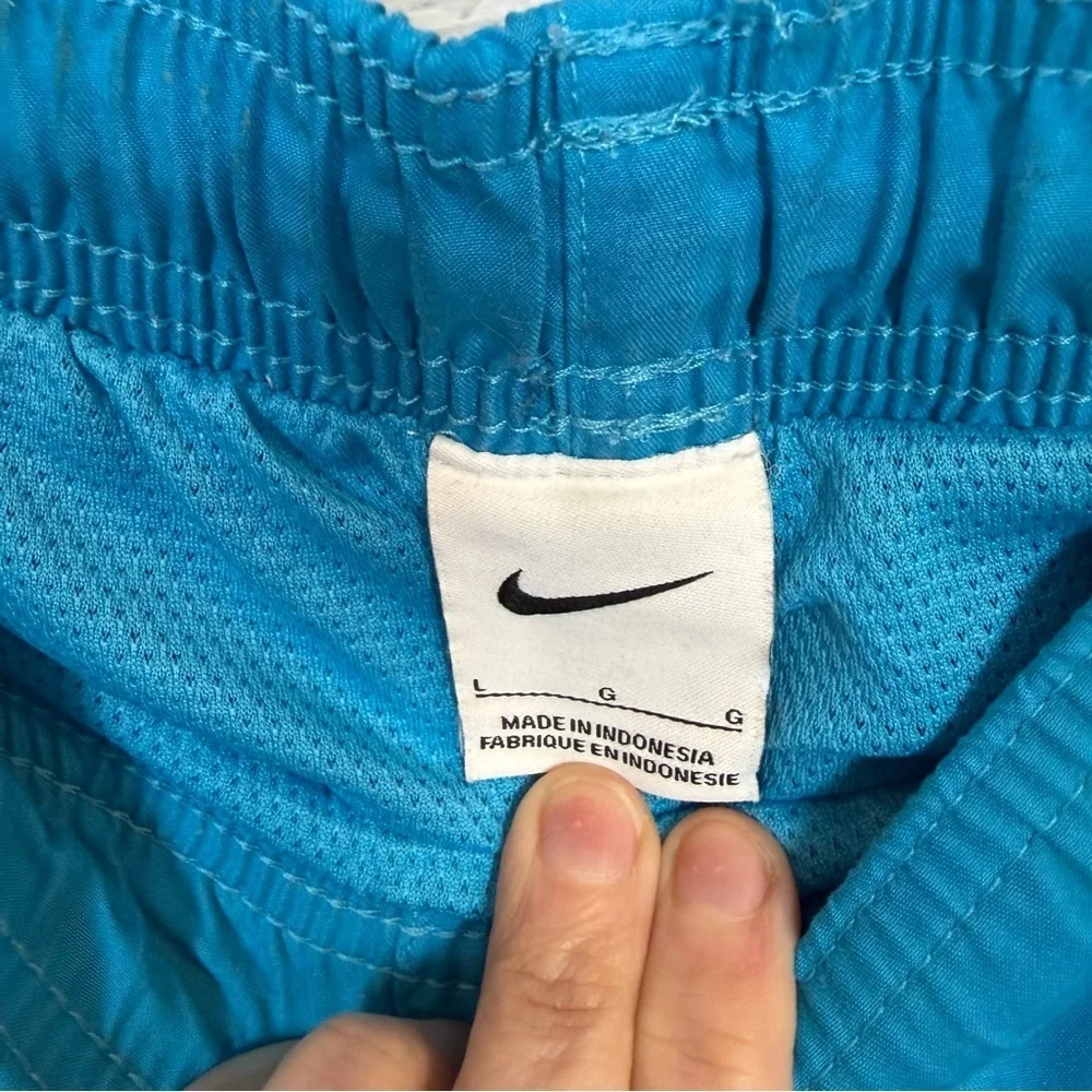 Nike Men’s Royal Blue Swim Trunks Mesh Lined Shorts - Size Large
